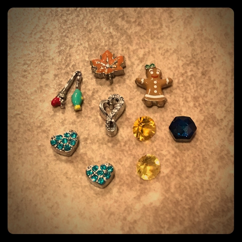 @saleschus set of 9 charms